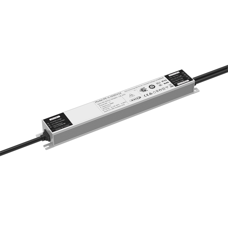 100W ধ্রুবক ভোল্টেজ DALI Dimmable LED ড্রাইভার