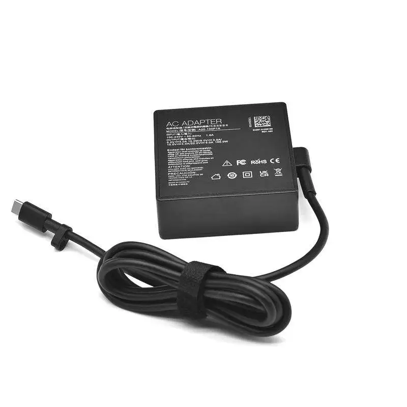 Asus ল্যাপটপের জন্য 100W Type-C PD USB C পাওয়ার অ্যাডাপ্টার 20V 5A