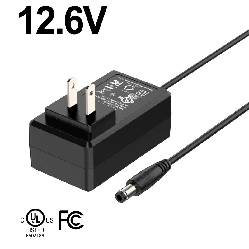 12.6v 2A ওয়াল মাউন্ট ইলেকট্রিক স্কুটার পাওয়ার সাপ্লাই অ্যাডাপ্টার