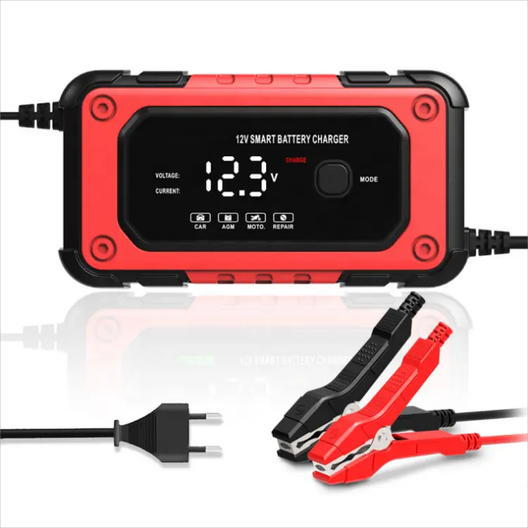 12V 6A সম্পূর্ণ বুদ্ধিমান স্বয়ংক্রিয় মেরামত ব্যাটারি চার্জার