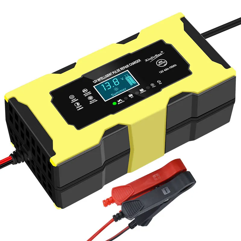 12V 6A সম্পূর্ণ বুদ্ধিমান স্বয়ংক্রিয় মেরামত মোটরসাইকেল ব্যাটারি চার্জার