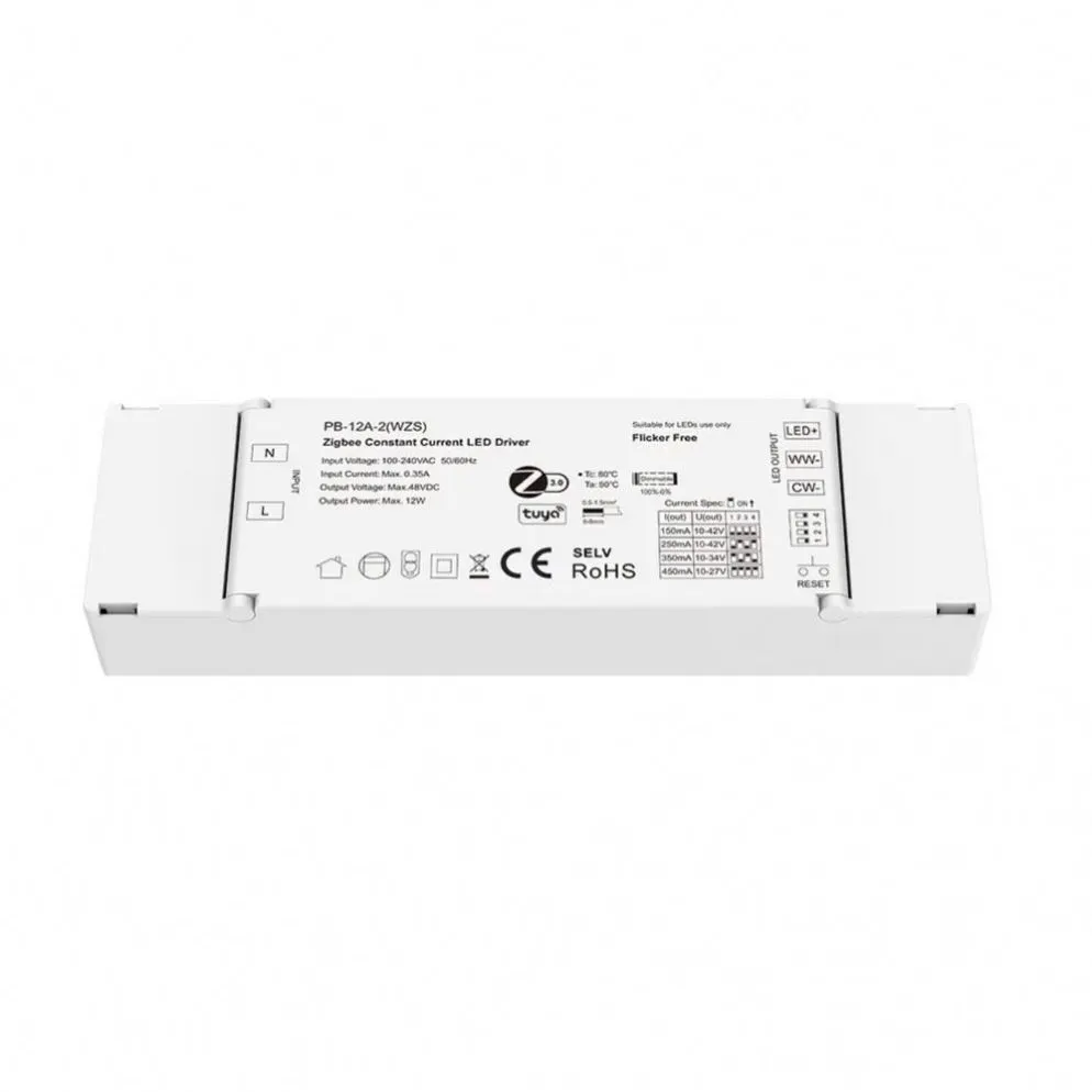 12W TUYA Zigbee CCT Dimmable LED ড্রাইভার