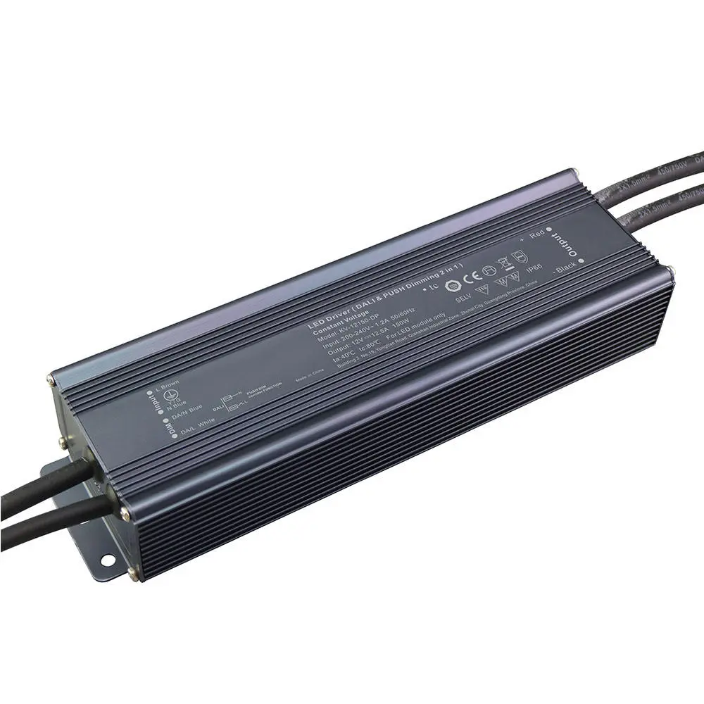 150W DALI কনস্ট্যান্ট ভোল্টেজ ডিমিং LED ড্রাইভার