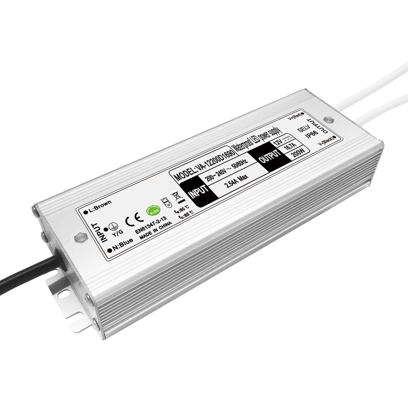 200W ধ্রুবক ভোল্টেজ জলরোধী LED ড্রাইভার