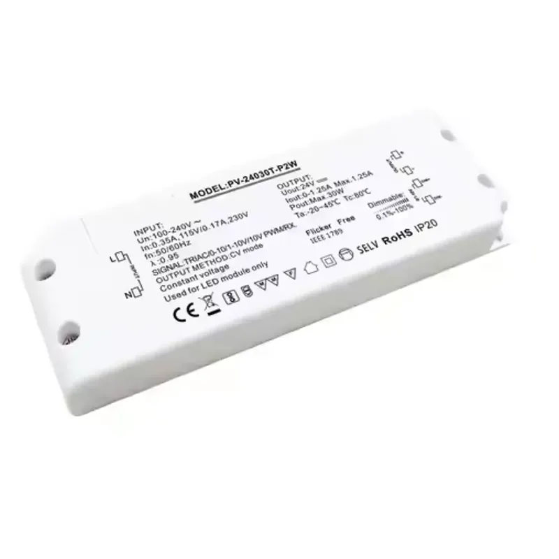কেন 30W কনস্ট্যান্ট ভোল্টেজ Triac Dimming LED ড্রাইভার আধুনিক আলো সমাধানের জন্য সর্বোত্তম পছন্দ