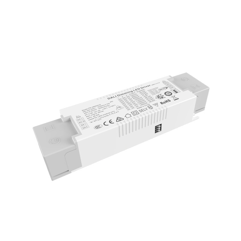 60W ধ্রুবক বর্তমান DALI Dimmable LED ড্রাইভার