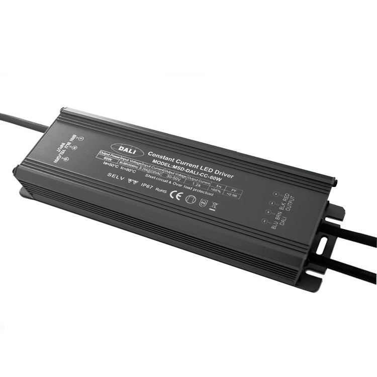 60W DALI কনস্ট্যান্ট কারেন্ট ড্রাইভার