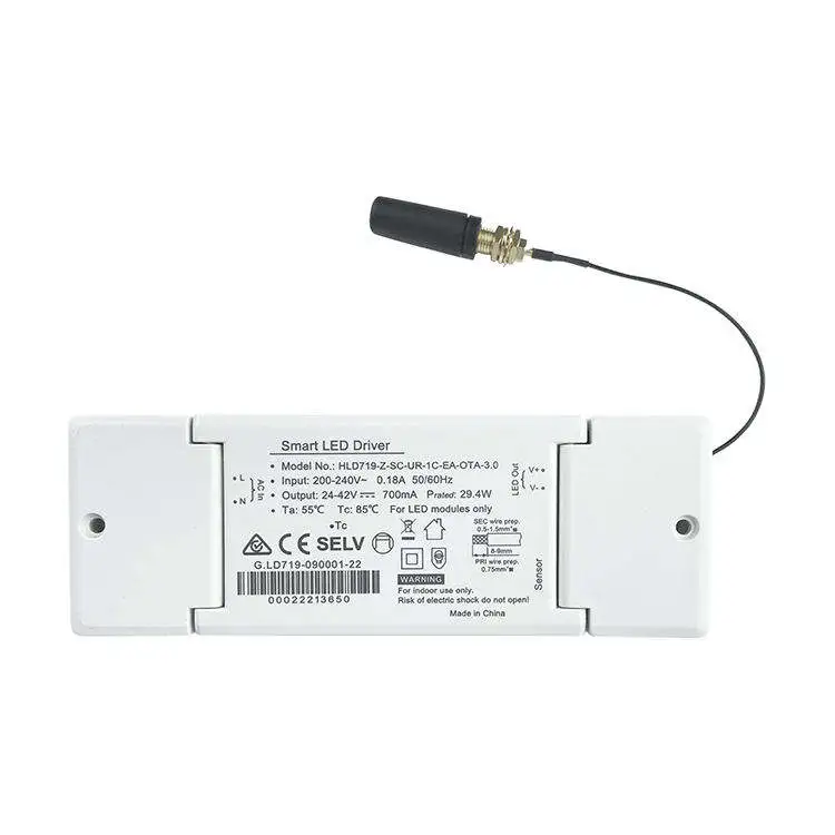 Tuya Zigbee ওয়্যারলেস কন্ট্রোল 350ma Cct Dimmable LED ড্রাইভার
